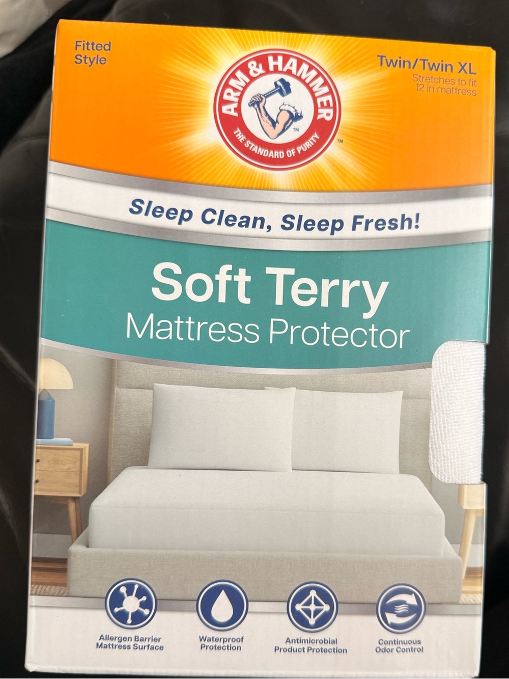 Soft Terry Mattress Protector - White (Twin/Twin XL)